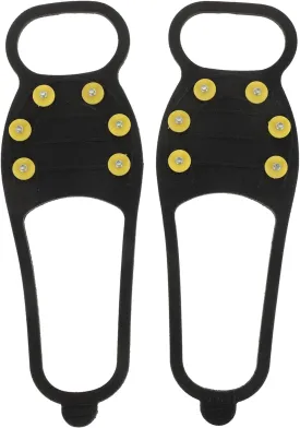 1 Pair Nonslip Shoe Gripper Spike Mountaineering Ice Grippers for Boots Shoes 1 Pair Nonslip Shoe Gripper Spike Mountaineering Ice Grippers for Boots Shoes