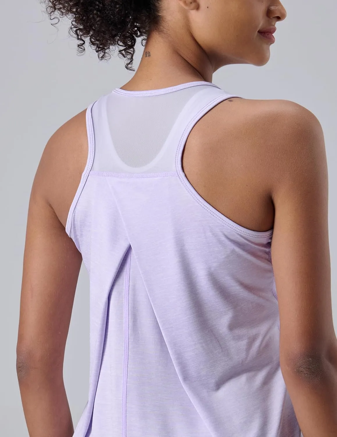 5 Pack Women's Workout Tops, Athletic Racerback Tank Tops for Women, Mesh Sleeveless Shirts Yoga for Gym Running