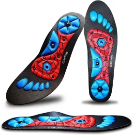 Acupressure Insoles for Men and Women - Helps Promote Blood Circulation and Relieve Fatigue Orthopedic Acupoint Massage Insoles with Magnetic Technology, Feet and Arch Support 4-7
