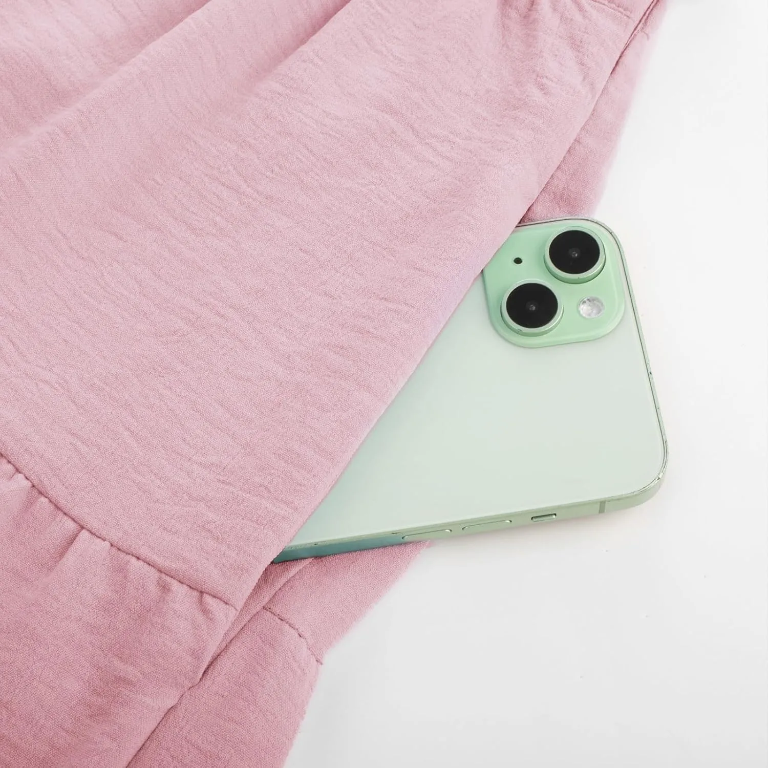 Belle Poque Women's Midi Skirt Boho Flowy Spring Summer Elastic Waist Aline Ruffle Lace Tiered Skirt with Pockets 2025