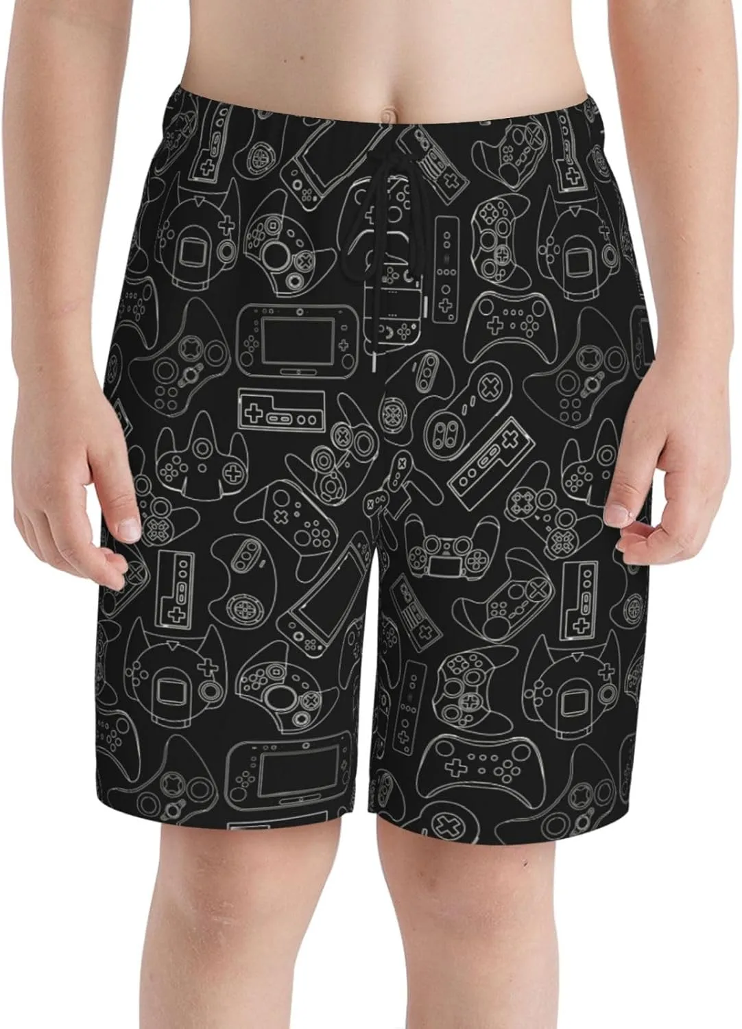 Boys Swim Trunks with Compression Liner Swim Shorts Swimwear Quick Dry Boy Bathing Suit Beach Swimsuit Toddler