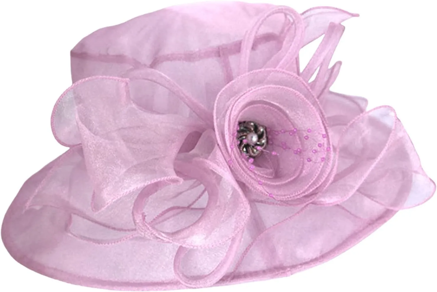 Church Hats for Women 2025 Elegant, Womens Kentucky Church Dress Derby Wedding Floral Tea Party Hat Sun Hats
