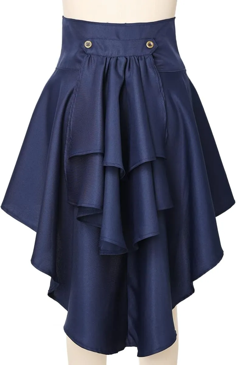 COSDREAMER Steampunk Women's Skirts Waist Belt for Women Ruffles Pirate Corset Costumes