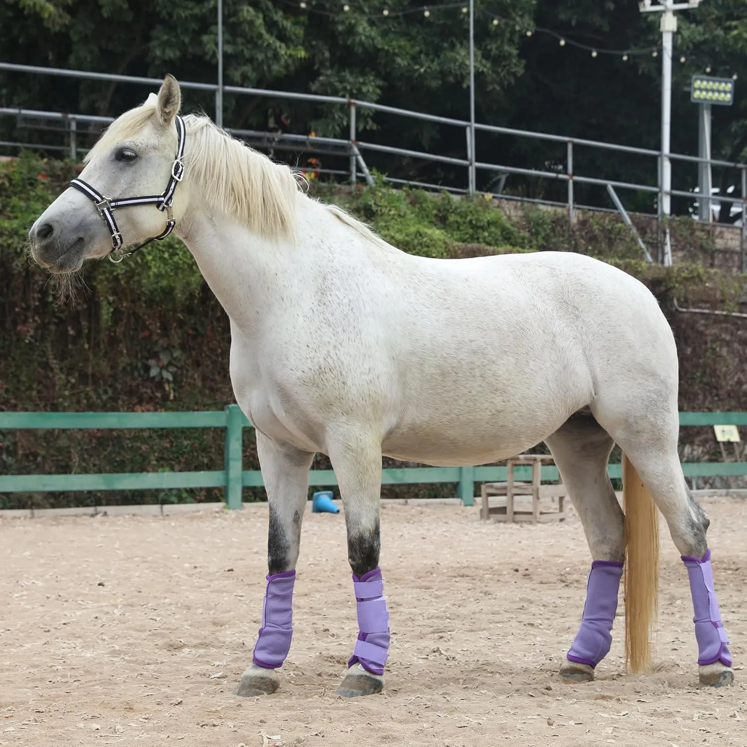 Horse Fly Boots - Perfect for Equine Leg Wraps and Maximum Horse Fly Protection - Set of 4