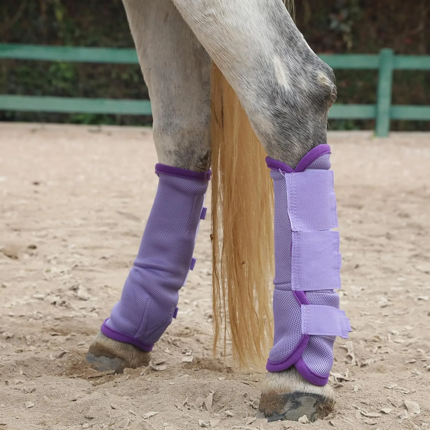 Horse Fly Boots - Perfect for Equine Leg Wraps and Maximum Horse Fly Protection - Set of 4