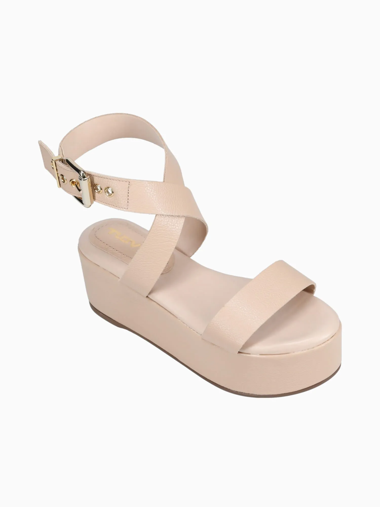 Linda Lu Fresh Sand Floter Leather