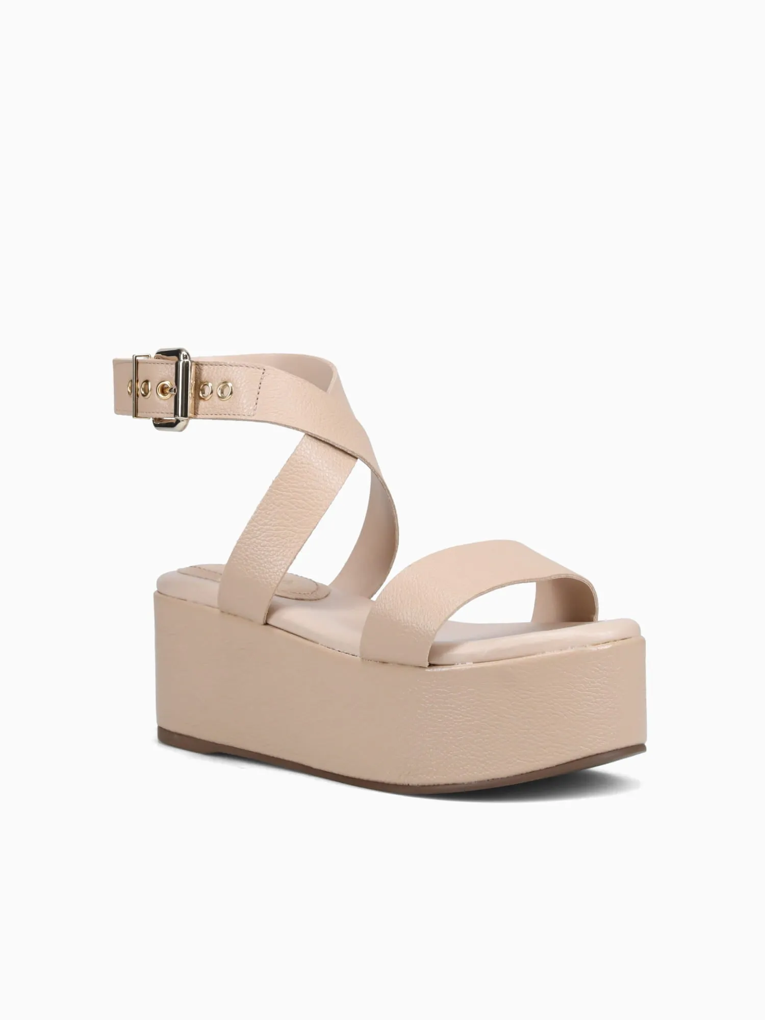 Linda Lu Fresh Sand Floter Leather