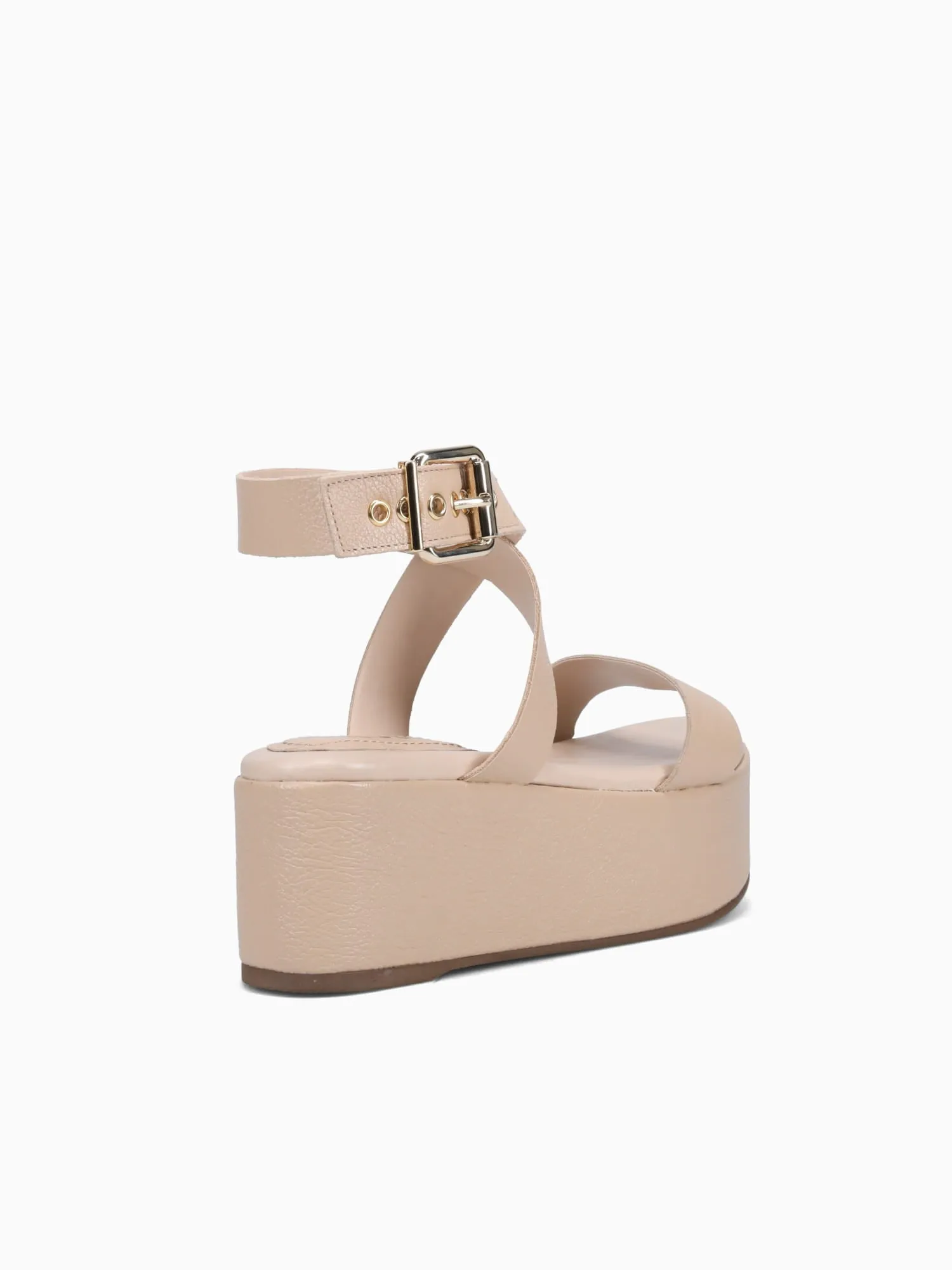 Linda Lu Fresh Sand Floter Leather