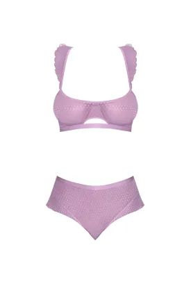 Magic Silk Girl Next Door Bralette & Panty Lilac