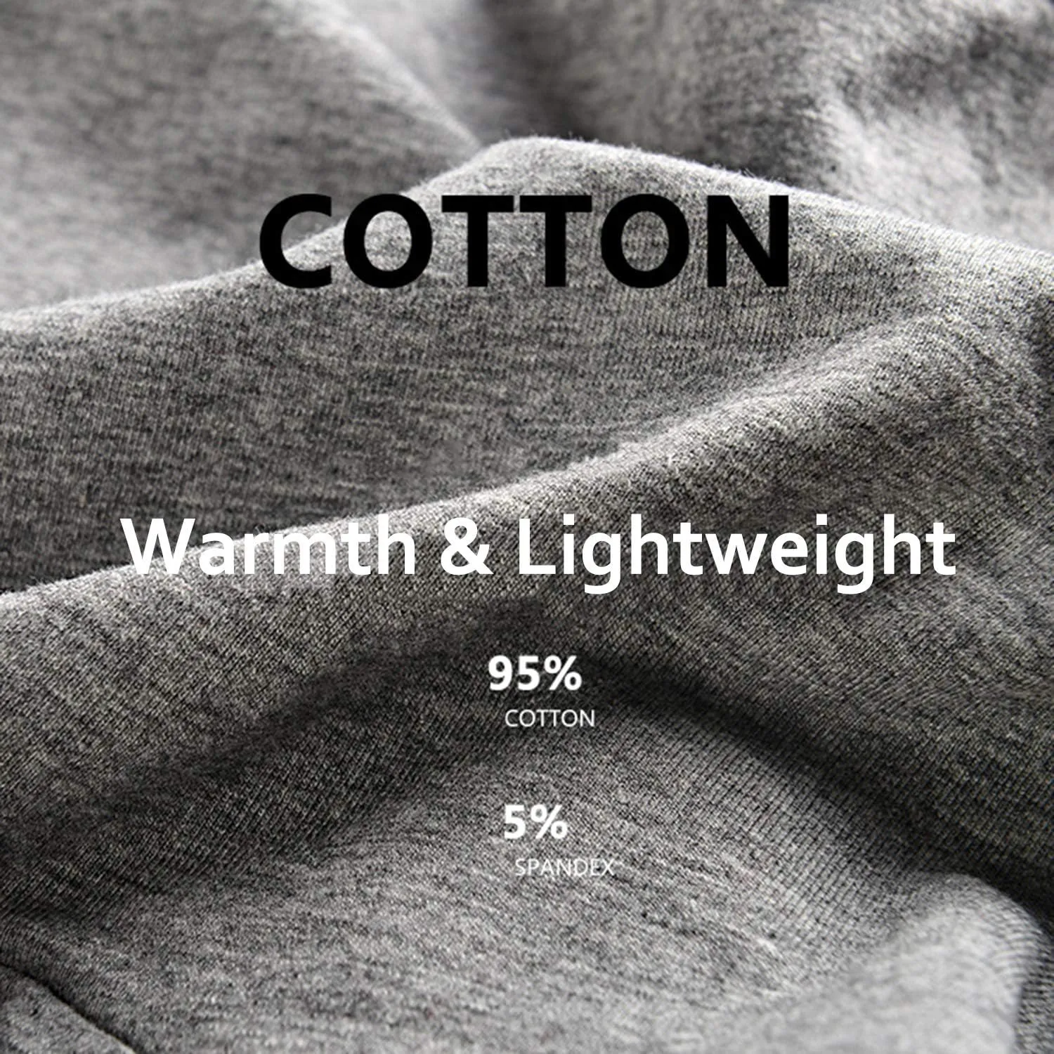 Ouruikia Men's Thermal Underwear Pants Thermal Bottoms Long Johns Bottoms with Separate Pouch