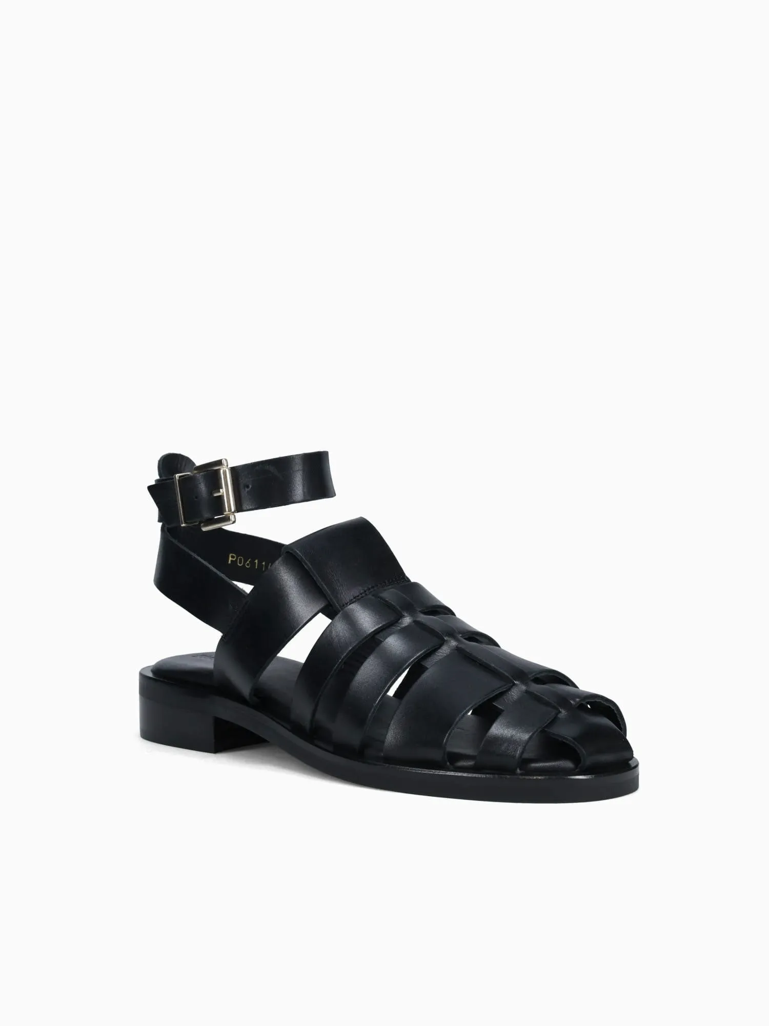 Perry Black Leather