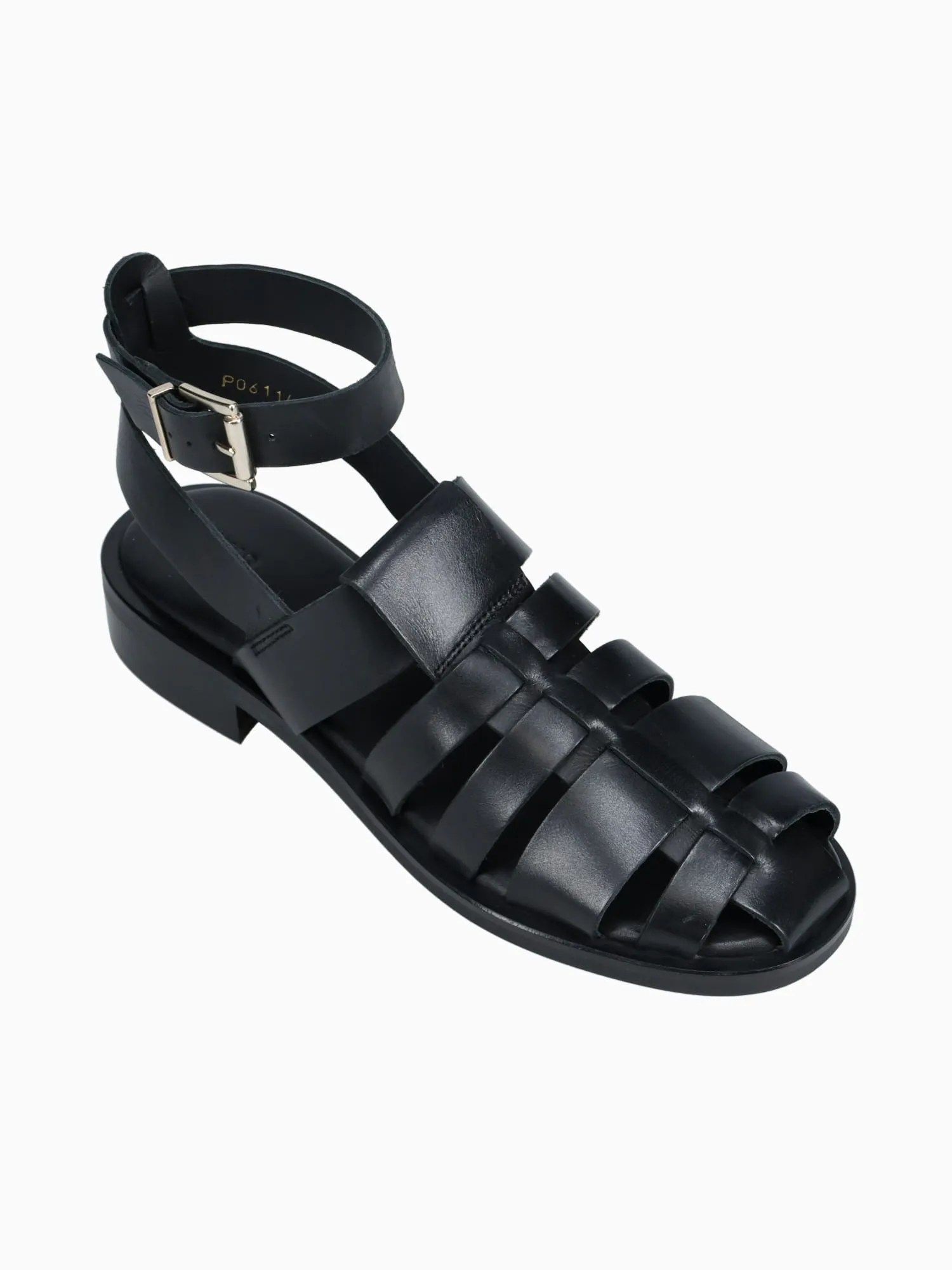 Perry Black Leather
