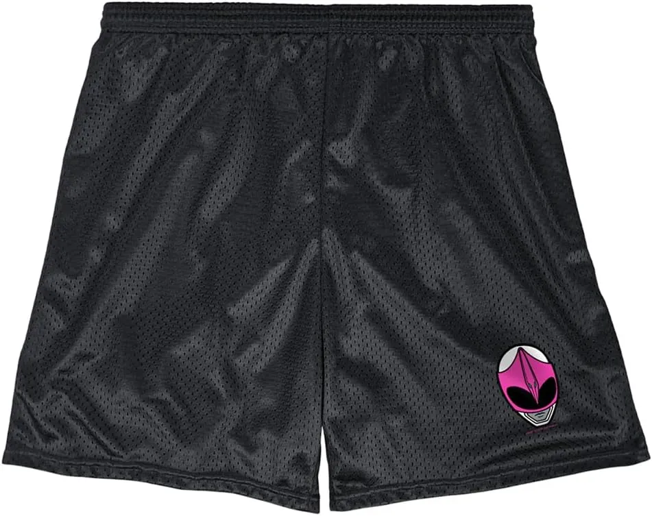 Popfunk Power Rangers Collection Mens Lined Mesh Shorts