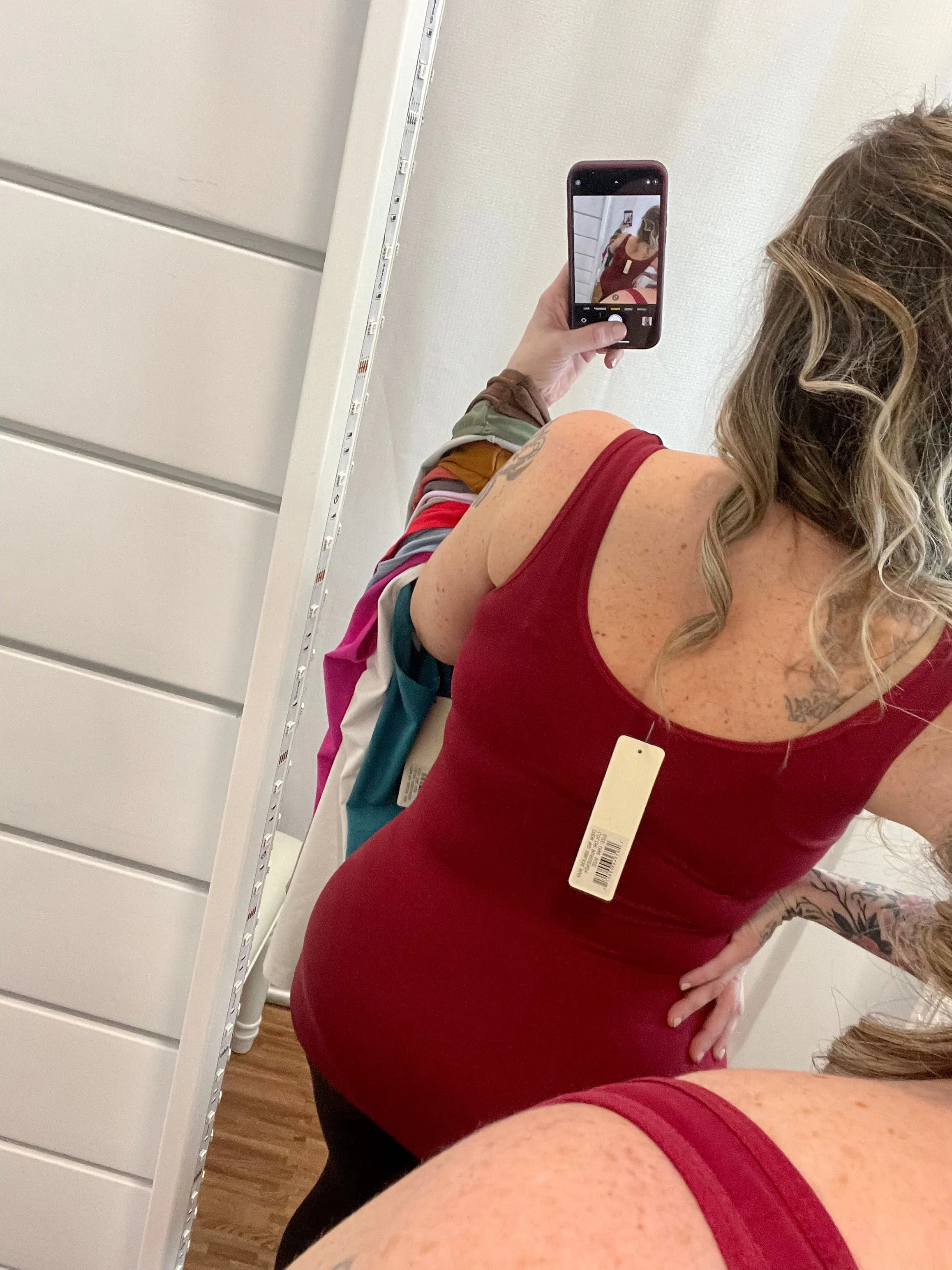 Regular Seamless Reversible LONG Cami Tank (Size 0-14) ONLY Lemon left