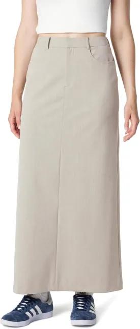 The Drop Women's Denis Woven Long Column Skirt The Drop Women's Denis Woven Long Column Skirt