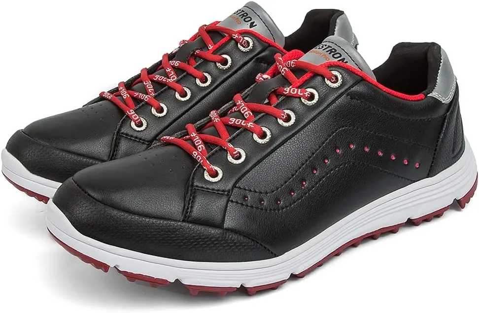 THESTRON 2021 Men Golf Shoes Professional Spikes Golf Sport Sneakers Waterproof Mens Trainers Golfing