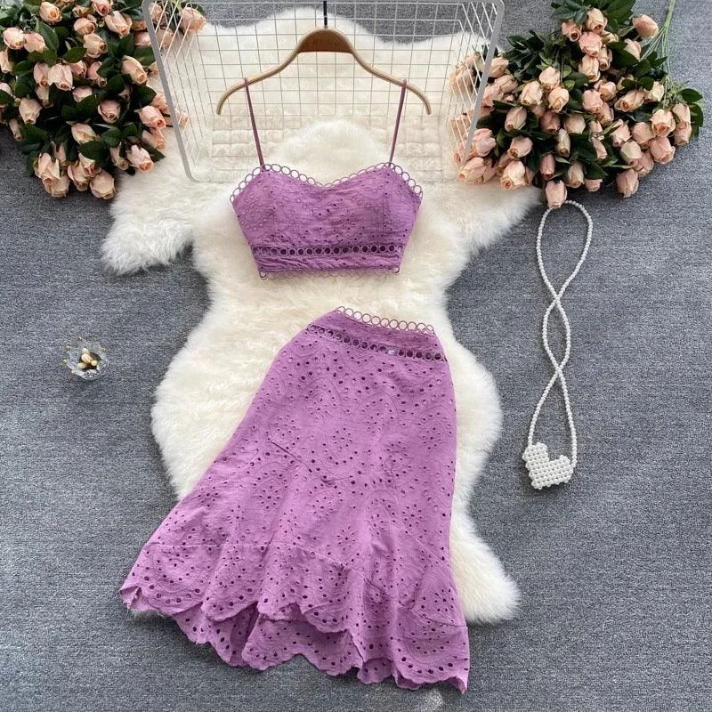 Winnie Eyelet Coord Set