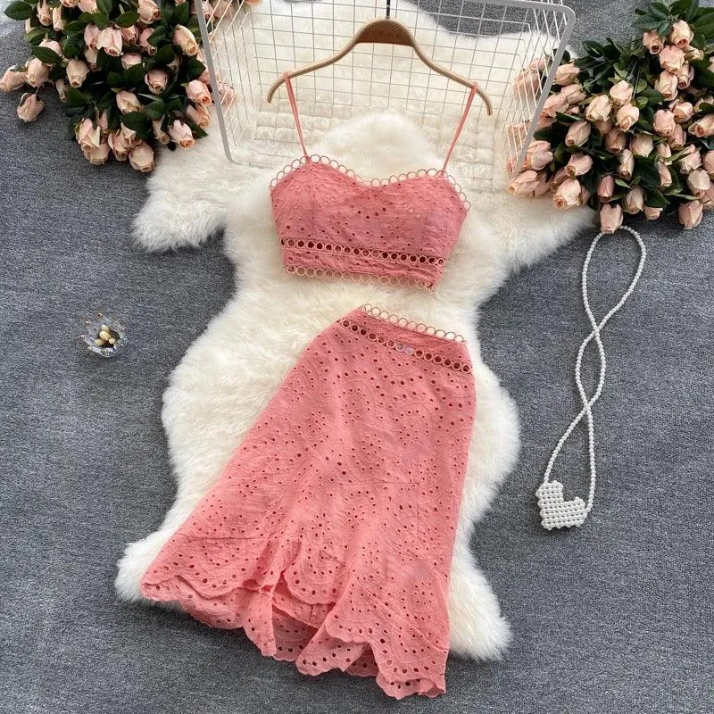 Winnie Eyelet Coord Set