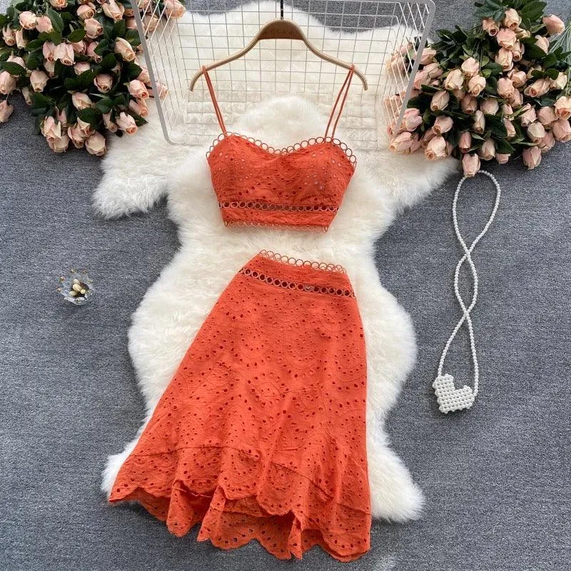 Winnie Eyelet Coord Set